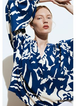 H & M - Bluzka z baloniastym rękawem - Niebieski ze sklepu H&M w kategorii Bluzki damskie - zdjęcie 170855154
