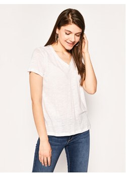 Lee T-Shirt V Neck Tee L41JENLJ 112108997 Biały Regular Fit ze sklepu MODIVO w kategorii Bluzki damskie - zdjęcie 170855410