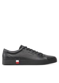 Tommy Hilfiger Sneakersy Modern Vulc Corporate Leather FM0FM04351 Czarny ze sklepu MODIVO w kategorii Buty sportowe męskie - zdjęcie 170855423