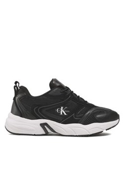 Calvin Klein Jeans Sneakersy Retro Tennis Su-Mesh YM0YM00589 Czarny ze sklepu MODIVO w kategorii Buty sportowe męskie - zdjęcie 170855674