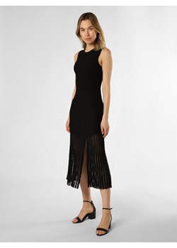 DKNY Sukienka damska Kobiety wiskoza czarny jednolity ze sklepu vangraaf w kategorii Sukienki - zdjęcie 170859633
