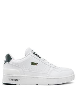 Sneakersy Lacoste T-Clip 0121 1 Suj 7-42SUJ00041R5 Biały ze sklepu eobuwie.pl w kategorii Buty sportowe dziecięce - zdjęcie 170860030