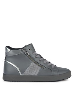 Sneakersy Geox D Blomiee D366HD 054BS C9002 Dk Grey ze sklepu eobuwie.pl w kategorii Trampki damskie - zdjęcie 170860143