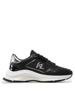 Sneakersy KARL LAGERFELD KL63165 Czarny ze sklepu eobuwie.pl w kategorii Buty sportowe damskie - zdjęcie 170860210