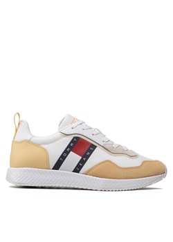 Sneakersy Tommy Jeans Track Cleat Wmn EN0EN01850 Beurre ZFE ze sklepu eobuwie.pl w kategorii Buty sportowe damskie - zdjęcie 170860312