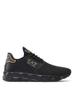 Sneakersy EA7 Emporio Armani X8X123 XK300 R384 Triple Blk/Gold Eobu ze sklepu eobuwie.pl w kategorii Buty sportowe męskie - zdjęcie 170860384