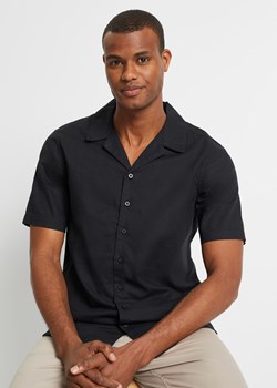 Koszula z krótkim rękawem, z domieszką lnu ze sklepu bonprix w kategorii Koszule męskie - zdjęcie 170860930