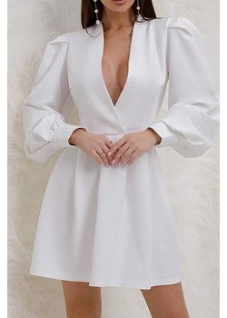 Sukienka SIEMDELSA WHITE ze sklepu Ivet Shop w kategorii Sukienki - zdjęcie 170863501