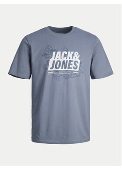 Jack&Jones Junior T-Shirt Map Summer 12257988 Niebieski Regular Fit ze sklepu MODIVO w kategorii T-shirty chłopięce - zdjęcie 170864143