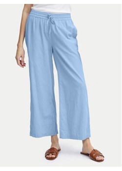Fransa Spodnie materiałowe 20614576 Niebieski Relaxed Fit ze sklepu MODIVO w kategorii Spodnie damskie - zdjęcie 170864172