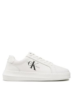 Calvin Klein Jeans Sneakersy Chunky Cupsole Mono Lh YM0YM00681 Biały ze sklepu MODIVO w kategorii Trampki męskie - zdjęcie 170864184
