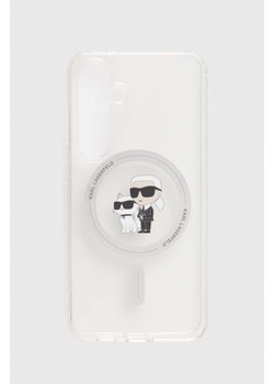 Karl Lagerfeld etui na telefon S24 S921 kolor transparentny ze sklepu ANSWEAR.com w kategorii Etui - zdjęcie 170866514
