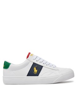 Sneakersy Polo Ralph Lauren RL00564110 J White Tumbled/Navy/Green W/ Yellow Pp ze sklepu eobuwie.pl w kategorii Trampki dziecięce - zdjęcie 170867713