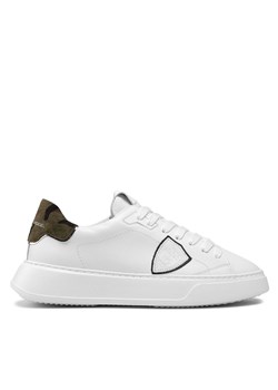 Sneakersy Philippe Model Temple Low BTLU VC01 Biały ze sklepu eobuwie.pl w kategorii Buty sportowe męskie - zdjęcie 170867723