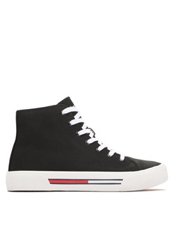 Sneakersy Tommy Jeans Mc EN0EN02087 Black 0GJ ze sklepu eobuwie.pl w kategorii Trampki damskie - zdjęcie 170867843