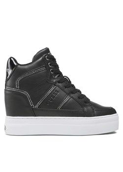 Sneakersy Guess Giala FL5ALA ELE12 BLACK ze sklepu eobuwie.pl w kategorii Trampki damskie - zdjęcie 170868020