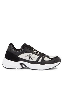 Sneakersy Calvin Klein Jeans Retro Tennis Laceup Coui YM0YM00793 Czarny ze sklepu eobuwie.pl w kategorii Buty sportowe męskie - zdjęcie 170868090