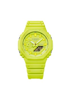 Zegarek G-Shock GA-2100-9A9ER Żółty ze sklepu eobuwie.pl w kategorii Zegarki - zdjęcie 170868134