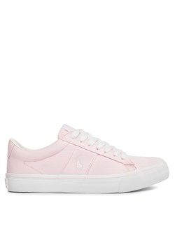 Sneakersy Polo Ralph Lauren Sayer RF104059 Pale Pink Recycled Canvas w/ White PP ze sklepu eobuwie.pl w kategorii Trampki dziecięce - zdjęcie 170868200