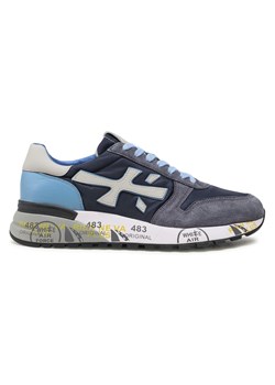 Sneakersy Premiata Mick 1280E Grey/Navy/Light Blue ze sklepu eobuwie.pl w kategorii Buty sportowe męskie - zdjęcie 170868710