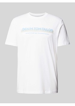 T-shirt z nadrukiem z logo ze sklepu Peek&Cloppenburg  w kategorii T-shirty męskie - zdjęcie 170869003