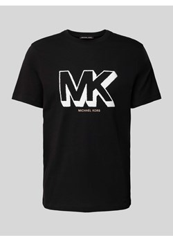 T-shirt z nadrukiem z logo model ‘SKETCH MK’ ze sklepu Peek&Cloppenburg  w kategorii T-shirty męskie - zdjęcie 170869043