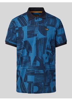 Koszulka polo we wzory na całej powierzchni ze sklepu Peek&Cloppenburg  w kategorii T-shirty męskie - zdjęcie 170869380