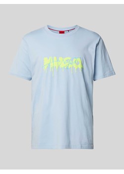 T-shirt z nadrukiem z logo model ‘Dacation’ ze sklepu Peek&Cloppenburg  w kategorii T-shirty męskie - zdjęcie 170869414