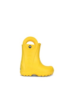 Kalosze Crocs Kids Handle IT Rain Boot Kids Dziecięce Żółte (12803YELLOW) ze sklepu Worldbox w kategorii Kalosze dziecięce - zdjęcie 170872250