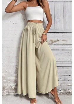 Spodnie KOMPELSA ECRU ze sklepu Ivet Shop w kategorii Spodnie damskie - zdjęcie 170873070
