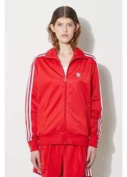 adidas Originals bluza damska kolor czerwony z aplikacją  IP0602 ze sklepu PRM w kategorii Bluzy damskie - zdjęcie 170874450