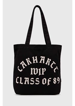 Carhartt WIP torebka Canvas Graphic Tote kolor czarny I031597.28HXX ze sklepu PRM w kategorii Torby Shopper bag - zdjęcie 170874614
