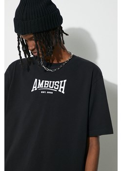 AMBUSH t-shirt bawełniany Graphic męski kolor czarny z nadrukiem BMAA006S24JER ze sklepu PRM w kategorii T-shirty męskie - zdjęcie 170874683