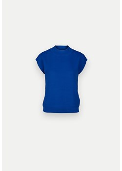 Niebieska dzianinowa bluzka o grubszym splocie ze sklepu Molton w kategorii Bluzki damskie - zdjęcie 170875154
