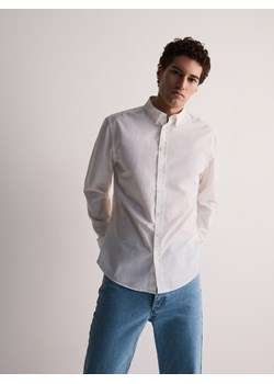 Reserved - Koszula regular fit - biały ze sklepu Reserved w kategorii Koszule męskie - zdjęcie 170875202