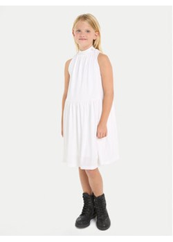 Calvin Klein Jeans Sukienka letnia Iridescent IG0IG02481 Biały Relaxed Fit ze sklepu MODIVO w kategorii Sukienki dziewczęce - zdjęcie 170878250