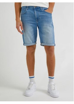 Lee Szorty jeansowe 5 Pocket L73MMWFO 112331767 Niebieski Regular Fit ze sklepu MODIVO w kategorii Spodenki męskie - zdjęcie 170878411