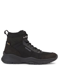 Tommy Hilfiger Sneakersy Outdoor Snk Boot Lth Cordura FM0FM04838 Czarny ze sklepu MODIVO w kategorii Buty trekkingowe męskie - zdjęcie 170878594