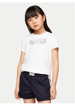 Tommy Hilfiger T-Shirt 1985 KG0KG07858 Biały Regular Fit ze sklepu MODIVO w kategorii Bluzki dziewczęce - zdjęcie 170878684