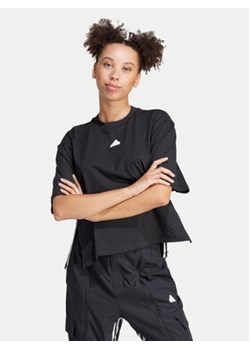 adidas T-Shirt Dance IN1818 Czarny Loose Fit ze sklepu MODIVO w kategorii Bluzki damskie - zdjęcie 170878714