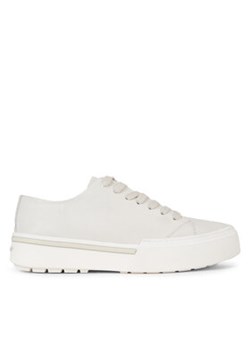 Calvin Klein Sneakersy Low Top Lace Up HM0HM01177 Biały ze sklepu MODIVO w kategorii Buty sportowe męskie - zdjęcie 170878822