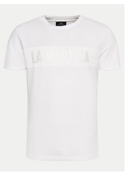 La Martina T-Shirt YMR305 JS324 Biały Regular Fit ze sklepu MODIVO w kategorii T-shirty męskie - zdjęcie 170878860