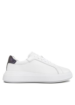 Sneakersy Calvin Klein Low Top Lace Up Pet HM0HM01288 White/Petroleum 0K8 ze sklepu eobuwie.pl w kategorii Buty sportowe damskie - zdjęcie 170879432