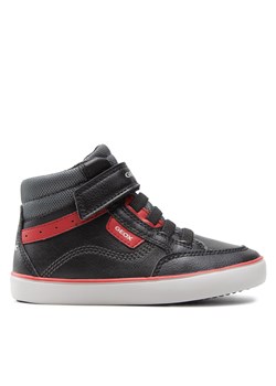 Sneakersy Geox J Gisli B. B J165CB 0MEFU C0048 M Black/Red ze sklepu eobuwie.pl w kategorii Trampki dziecięce - zdjęcie 170879583