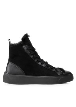 Sneakersy ECCO Street Tray W 29124351052 Black/Black ze sklepu eobuwie.pl w kategorii Trampki damskie - zdjęcie 170879890