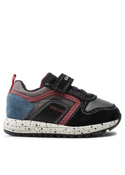 Sneakersy Geox B Alben B. C B043CC 022FU C0260 M Black/Dk Red ze sklepu eobuwie.pl w kategorii Buty sportowe dziecięce - zdjęcie 170880010
