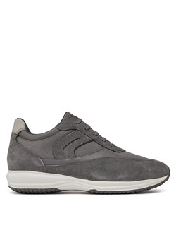 Sneakersy Geox Uomo Happy U4562A 02011 C9371 Dk Stone ze sklepu eobuwie.pl w kategorii Buty sportowe męskie - zdjęcie 170880171