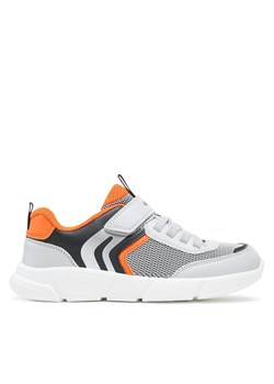 Sneakersy Geox J Aril Boy J16DMA0CET9C0036 D Grey/Orange ze sklepu eobuwie.pl w kategorii Buty sportowe dziecięce - zdjęcie 170880180