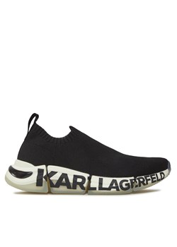 Sneakersy KARL LAGERFELD KL63213 Black Knit Textile ze sklepu eobuwie.pl w kategorii Buty sportowe damskie - zdjęcie 170880293