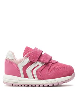 Sneakersy Geox B Alben Girl B453ZA 02214 C8006 M Dk Pink ze sklepu eobuwie.pl w kategorii Buty sportowe dziecięce - zdjęcie 170880444